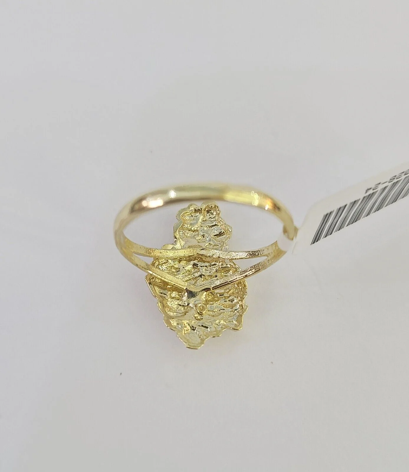 Real 10k Nugget Ring Yellow Gold Casual Ring 10kt Genuine All Sizes - Image 7