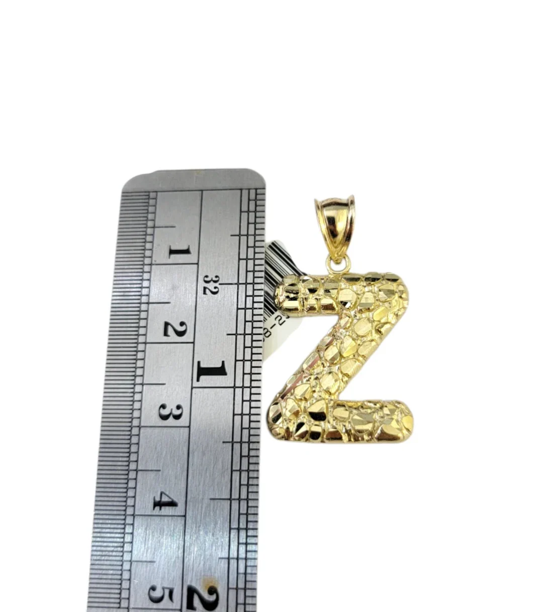 Real 10k Rope Chain 3mm 18"-28" Set Z Necklace Nugget Initial Charm Pendant Gold - Image 6