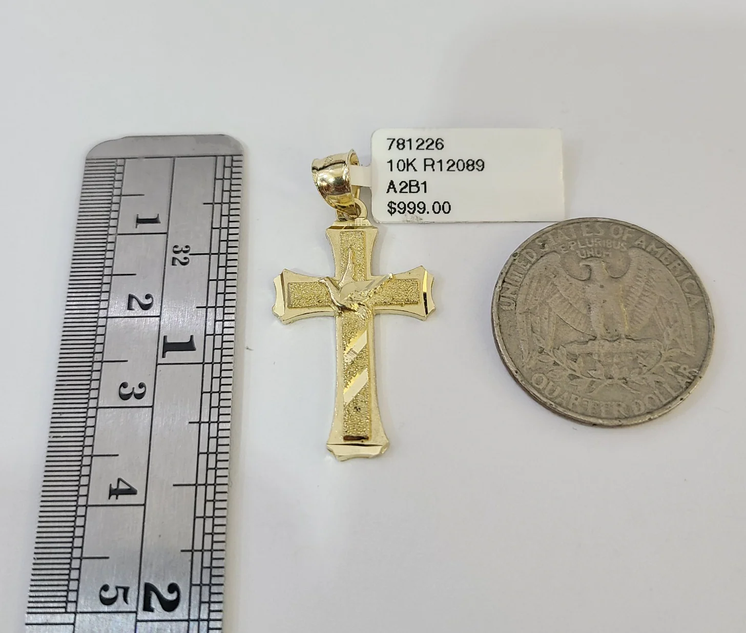 Real 10k Rope Chain Jesus Cross Charm Necklace SET 3mm 18"-28" Pendant - Image 6