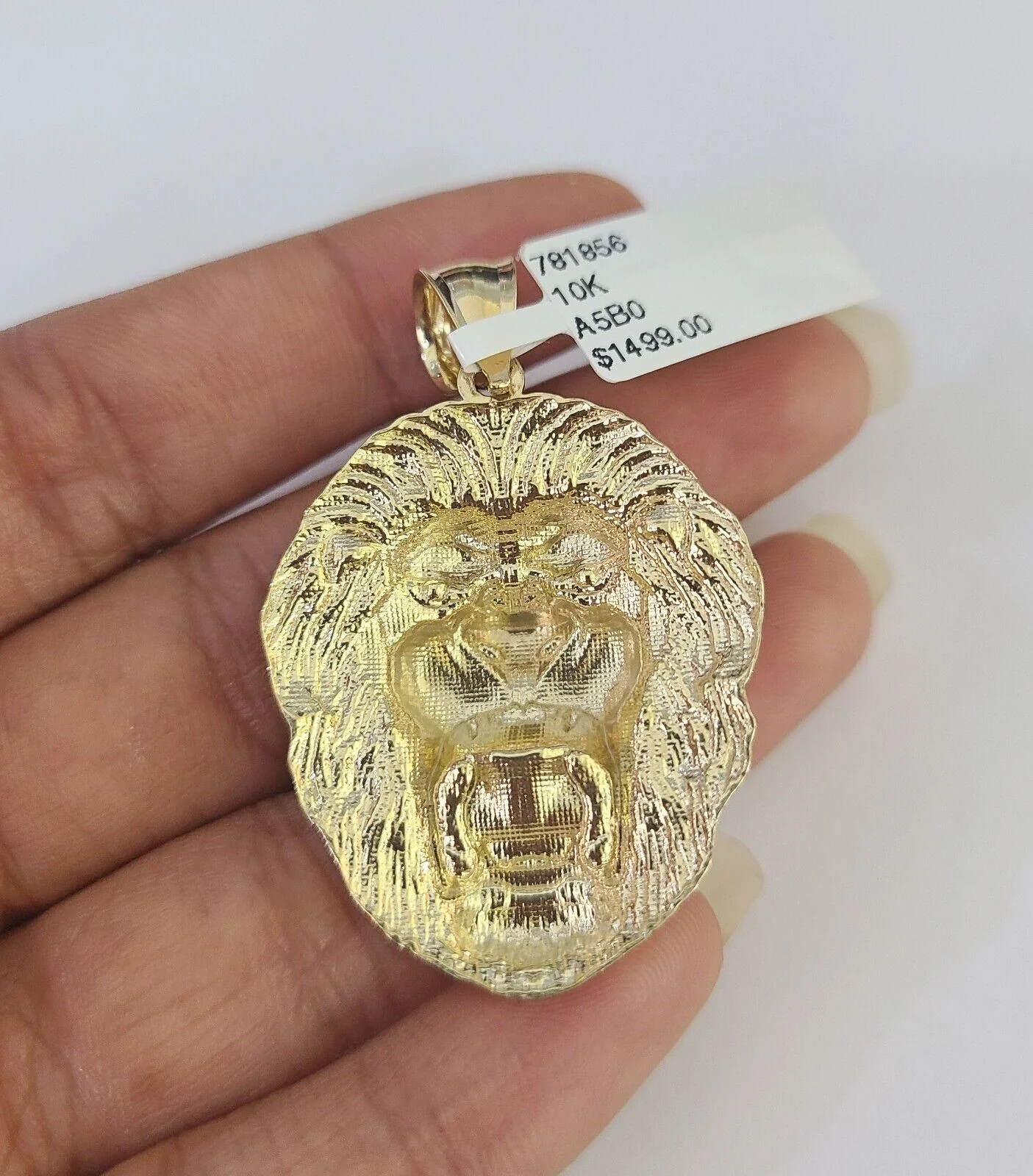 Real 10k Rope Chain Lion Charm Set 5mm 20"-30" Inch Necklace Yellow Gold - Image 7