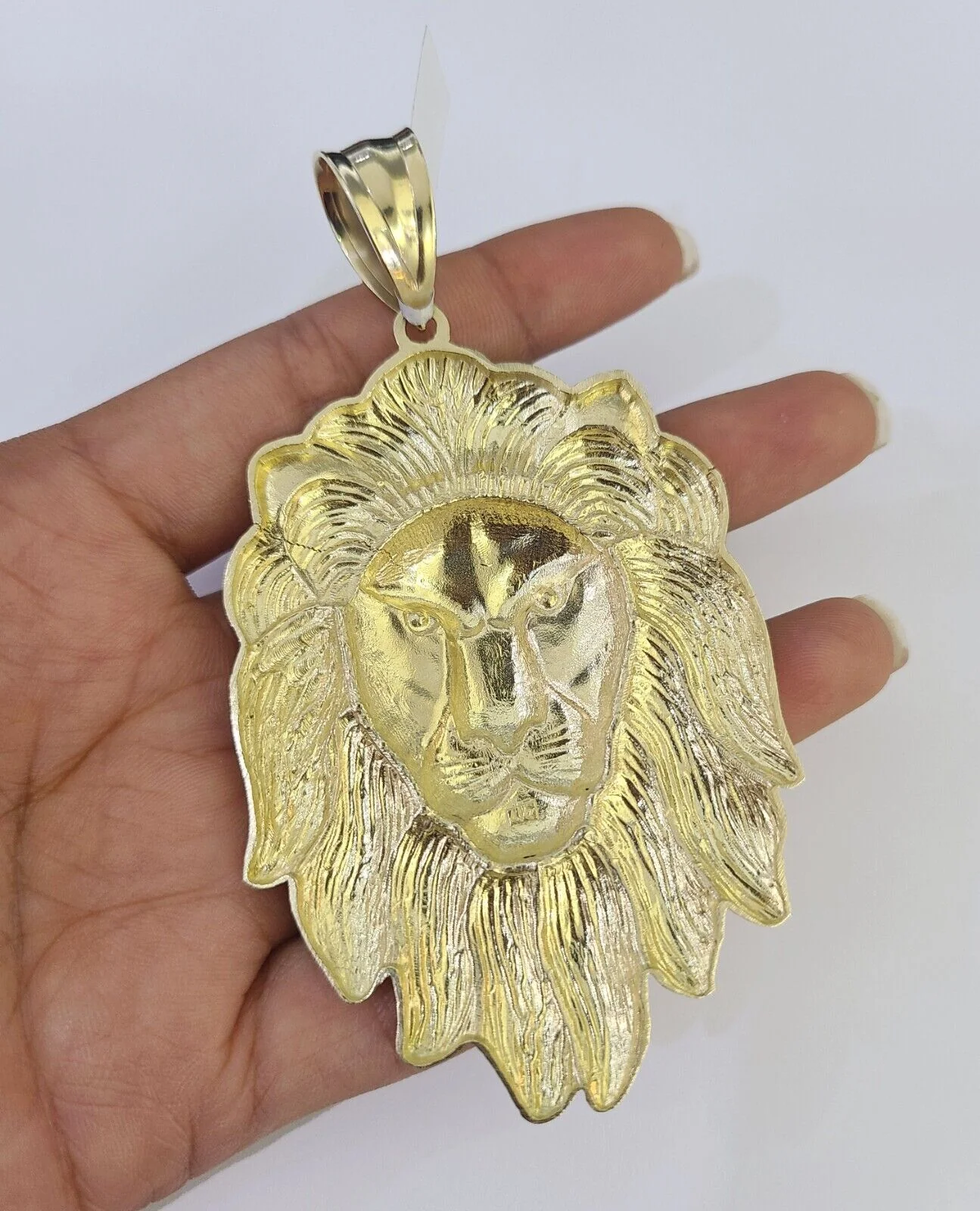 Real 10k Rope Chain Lion Head Charm Set 8mm 20"-30" Inch Necklace Yellow Gold - Image 7