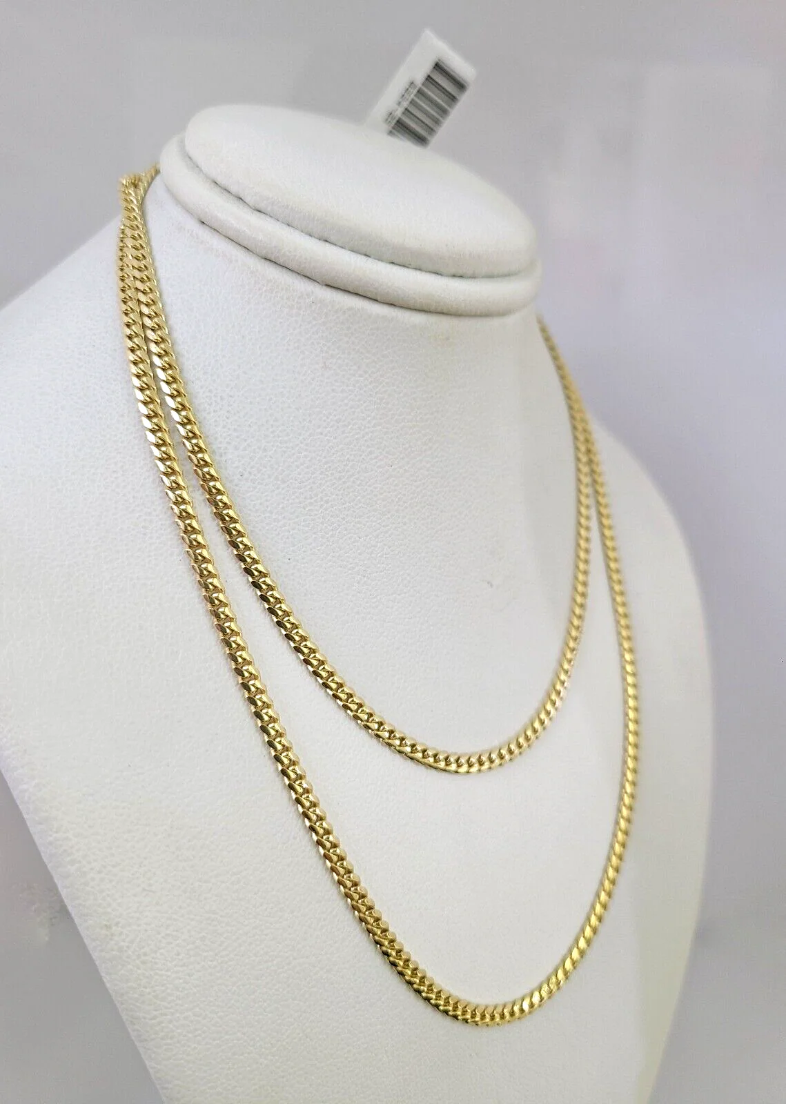 Real 10k Solid Miami Cuban Link Yellow Gold Chain 3mm Necklace 20 Inches Genuine - Image 6
