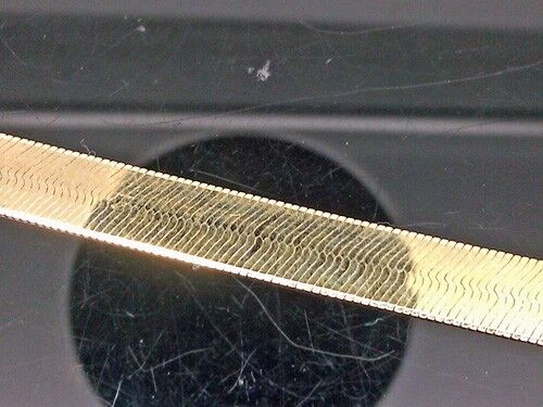 Real 10K Yellow Gold 7mm 24" Herringbone Necklace Chain Women Men lobster 10KT - Image 3