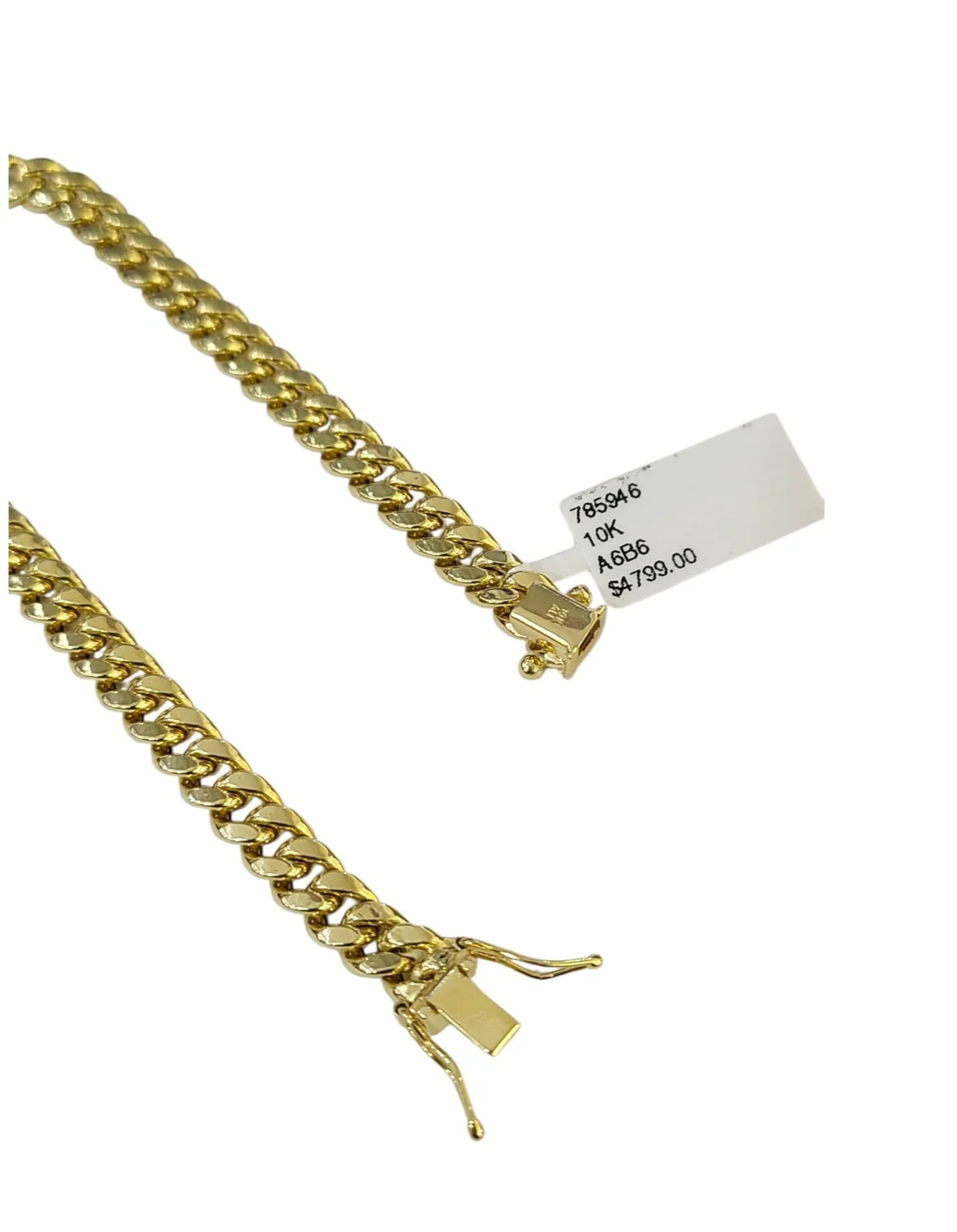 Real 10k Yellow Gold Bracelet Miami Cuban Link 8 Inch 6mm Men Women 10 KT - Image 4