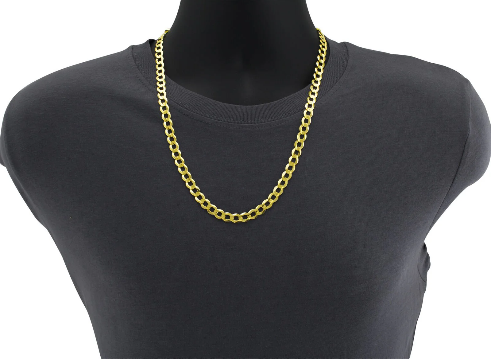 Real 10k Yellow Gold Cuban Curb Link Chain 8mm Necklace 28'' Lobster Lock 10kt - Image 10
