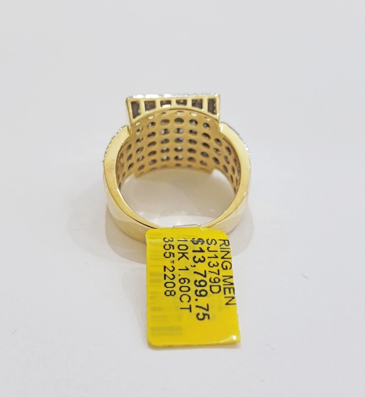Real 10k Yellow Gold Diamond Mens Ring All Sizes 1.60 CT Natural Diamonds ON SALE - Image 6