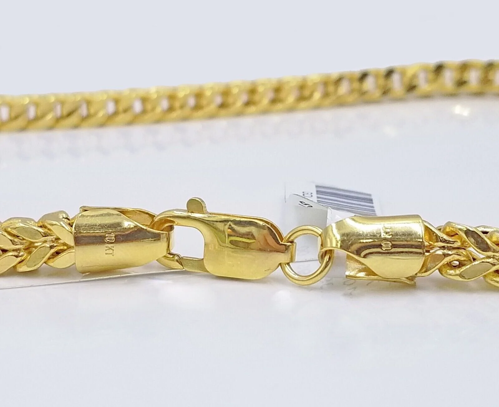 Real 10k Yellow Gold Franco Necklace 5mm 24" inch Men's 10kt Chain - Image 5