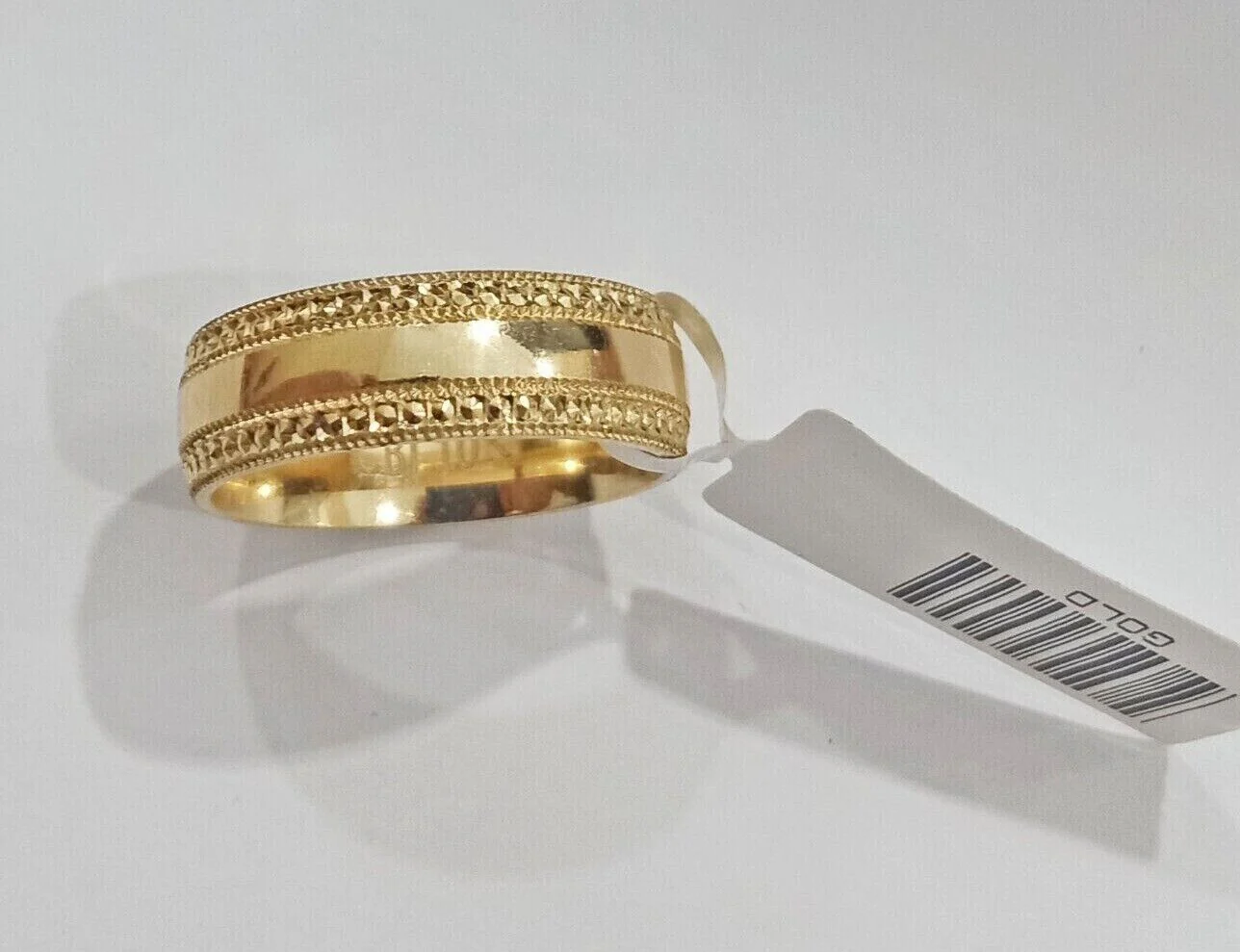 Real 10k Yellow Gold Ladies Ring Band Wedding Band For women 10kt gold Ring Sizes 6,7,8,9,10,11 & 12