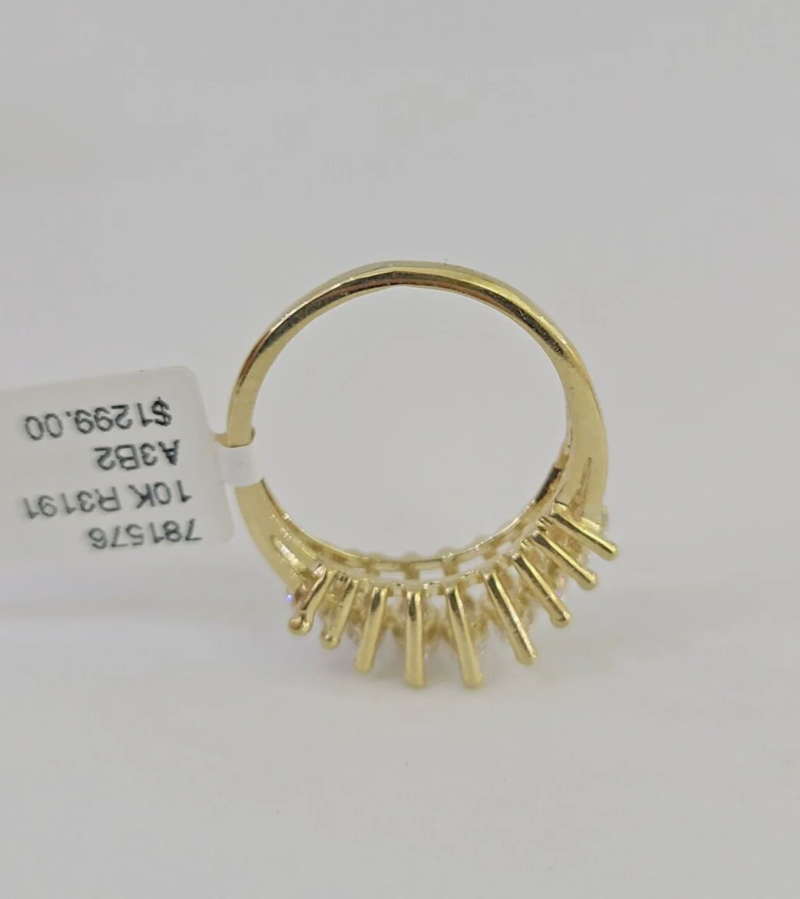 Real 10k Yellow Gold Ring Wedding Engagement Casual 10Kt Genuine Ring Sizes 6,7,8,9,10,11 & 12 - Image 5