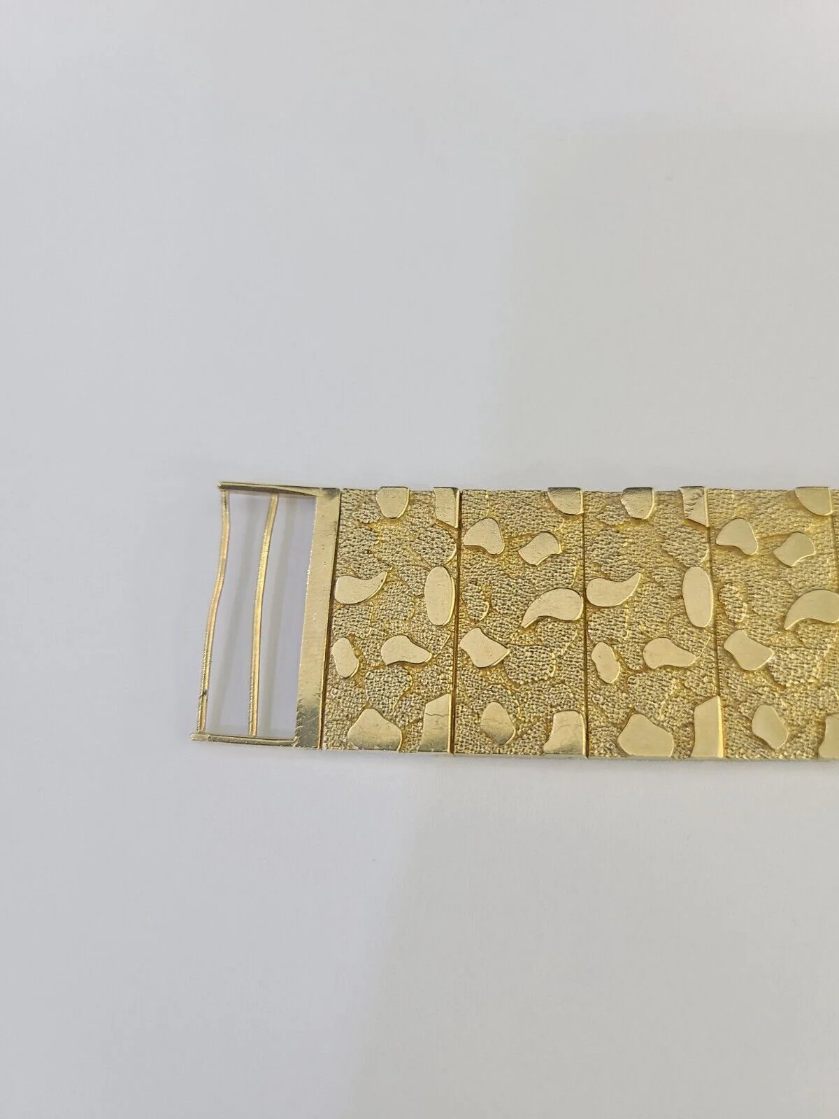 Real 10K Yellow Gold Watch Nugget Style For Men's Genuine 10kt Gold - Image 4