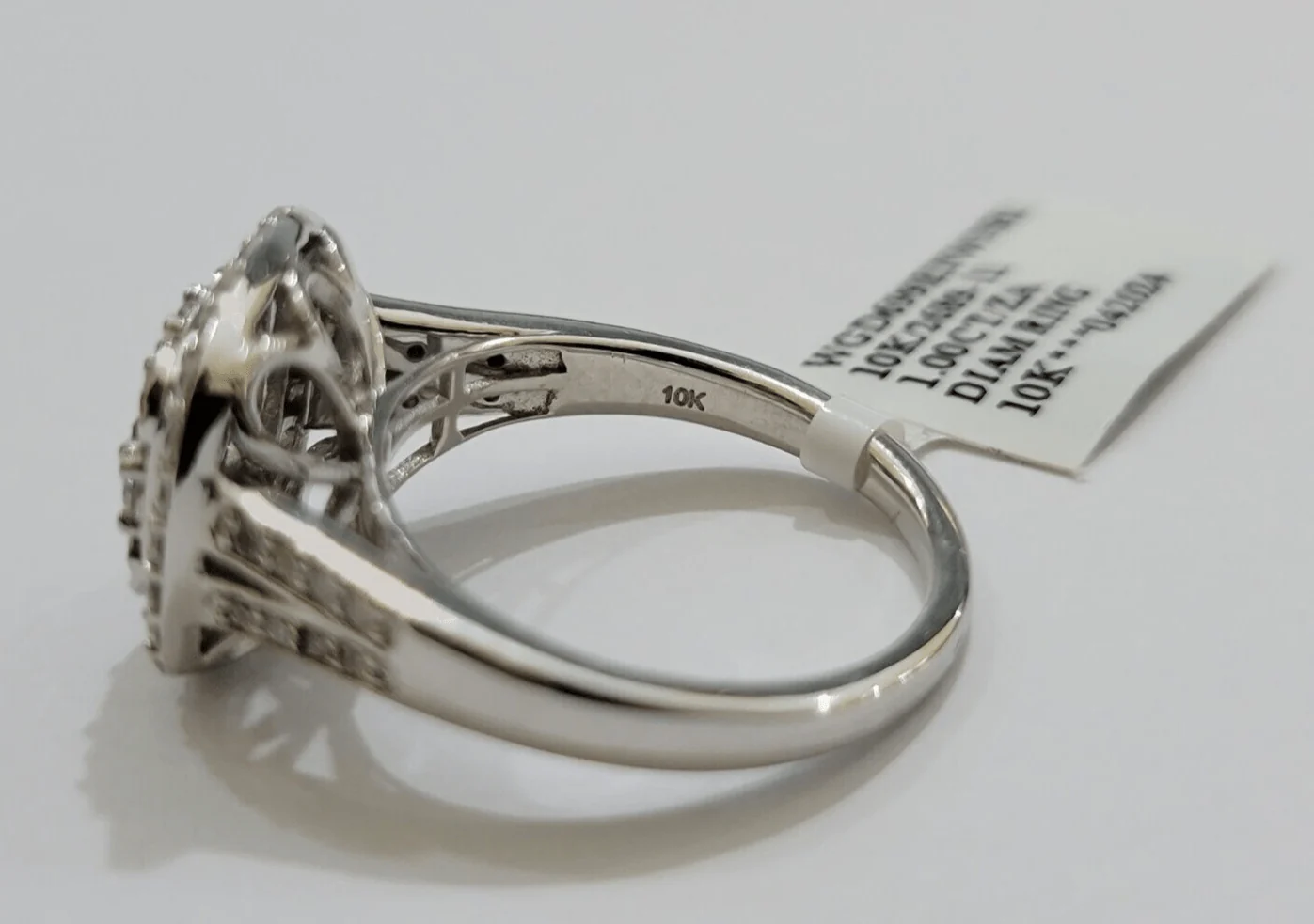 Real 10kt Gold 1CT Diamond Ring Women Band Natural Genuine Band Wedding 10k SALE - Image 6