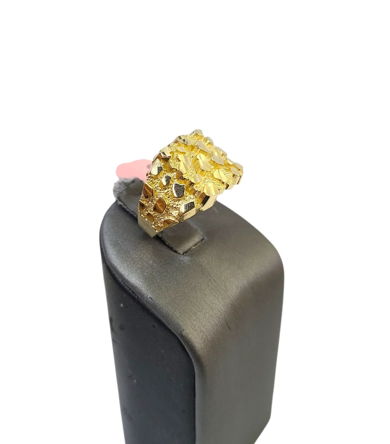 Real 14k Men Nugget Ring Yellow Gold 14Kt Genuine - Image 5