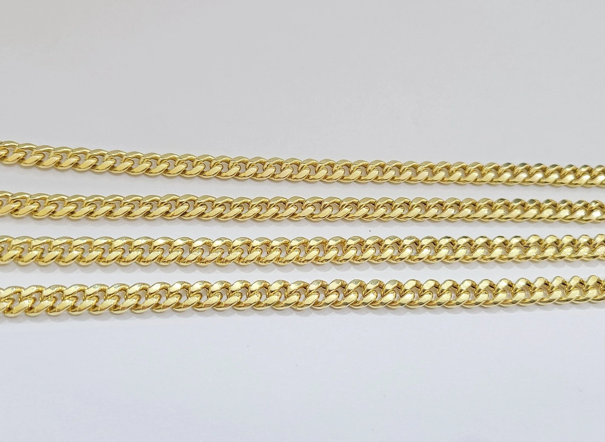 Real 14k Yellow Gold 7mm Miami Cuban Link Chain 26" Necklace Box Lock - Image 7