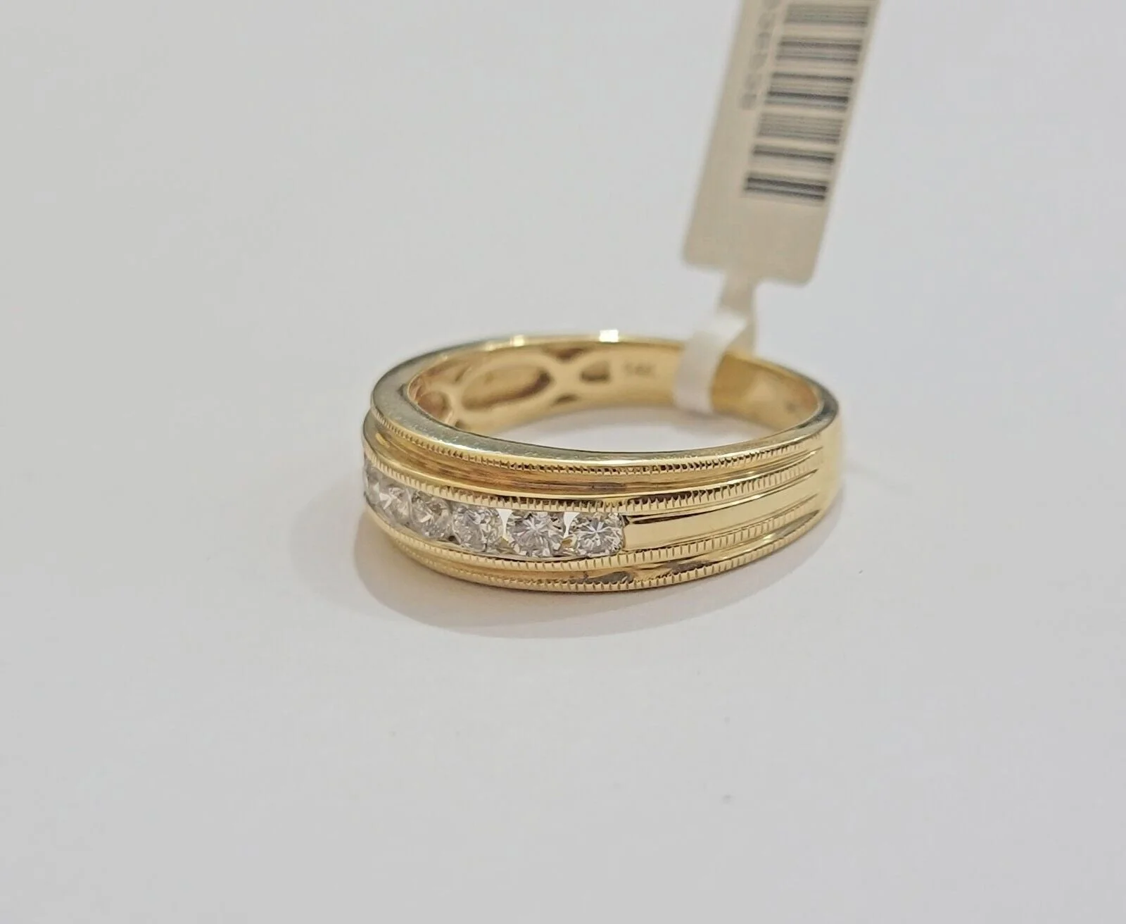 Real 14k Yellow Gold Band 1/2 CT Diamonds Men's Wedding Engagement Ring Sizes 6,7,8,9,10,11 & 12 - Image 2