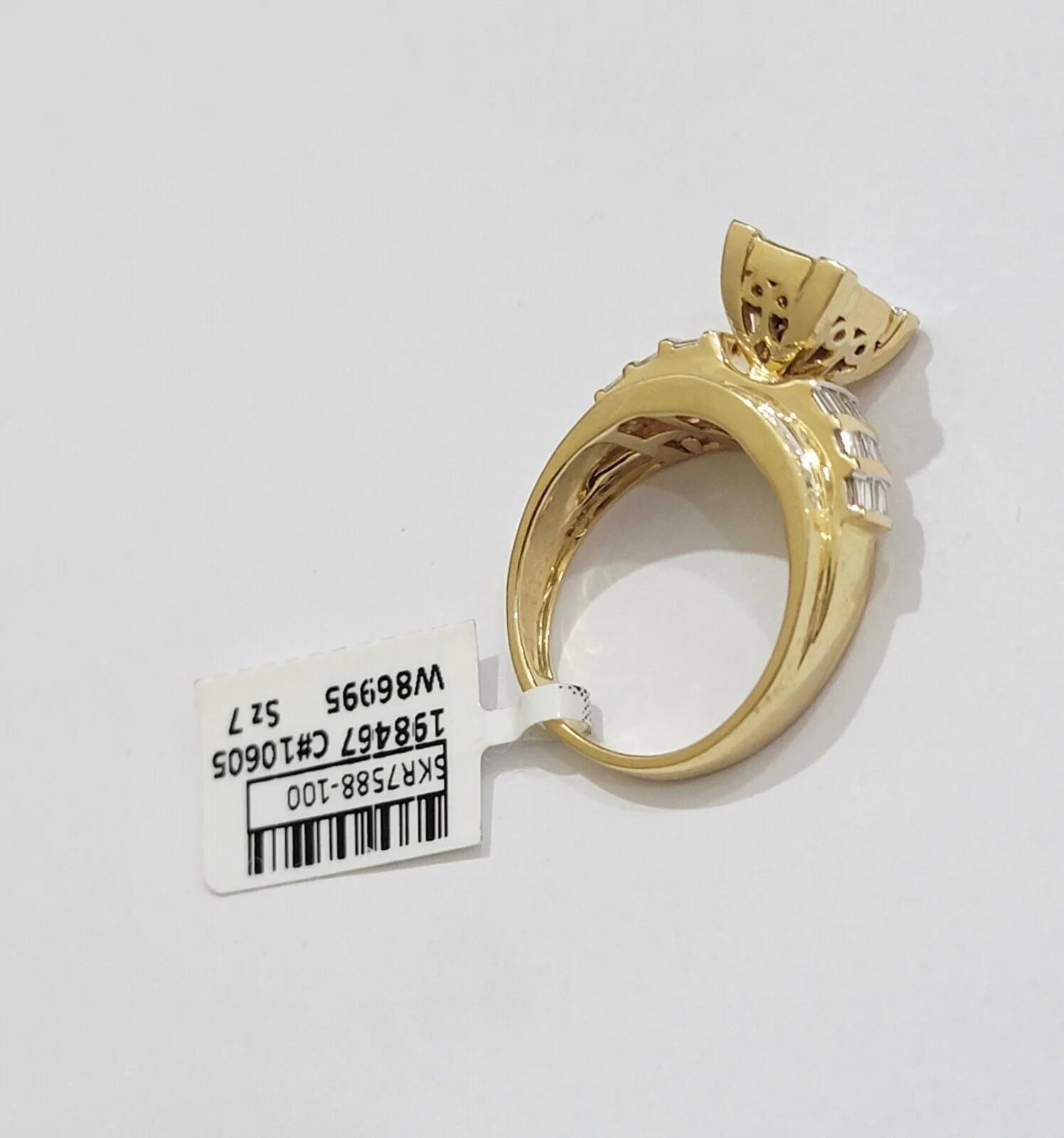 Real 14k Yellow Gold Diamond Ring 1 CT Diamond Ladies Women, Wedding Engagement Ring Sizes 6,7,8,9,10,11 & 12 - Image 3