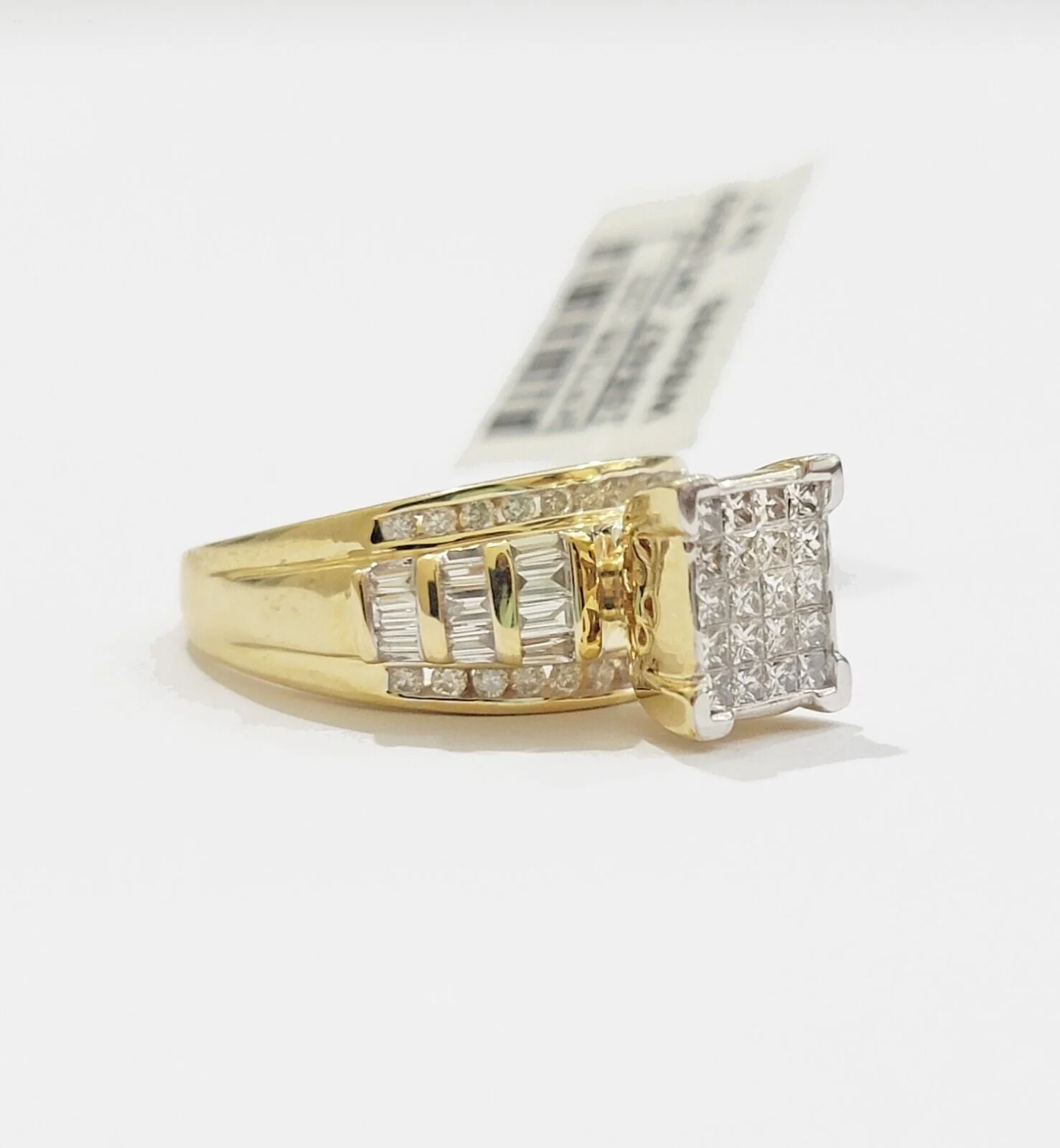 Real 14k Yellow Gold Diamond Ring 1 CT Diamond Ladies Women, Wedding Engagement Ring Sizes 6,7,8,9,10,11 & 12 - Image 6