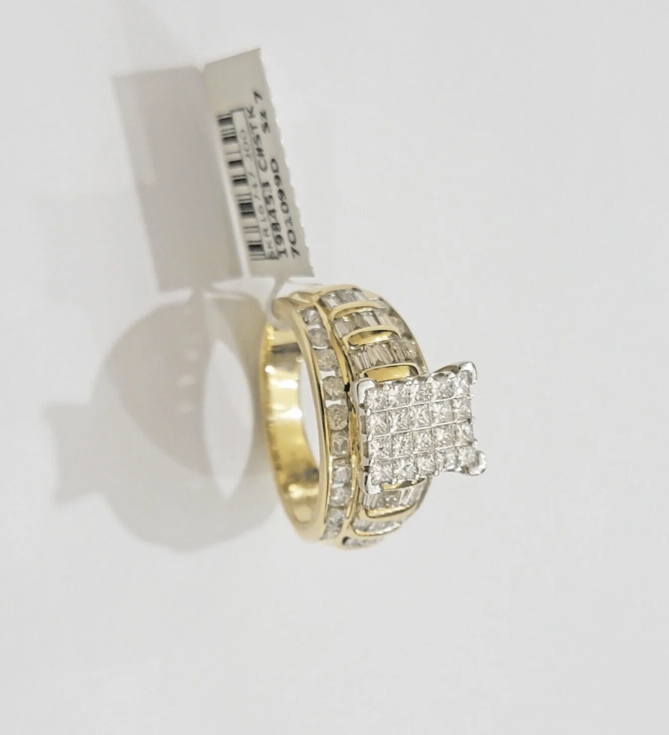 Real 14k Yellow Gold Diamond Ring 2CT Ladies Women Band Wedding Engagement, Ring Sizes 6,7,8,9,10,11 & 12 - Image 5
