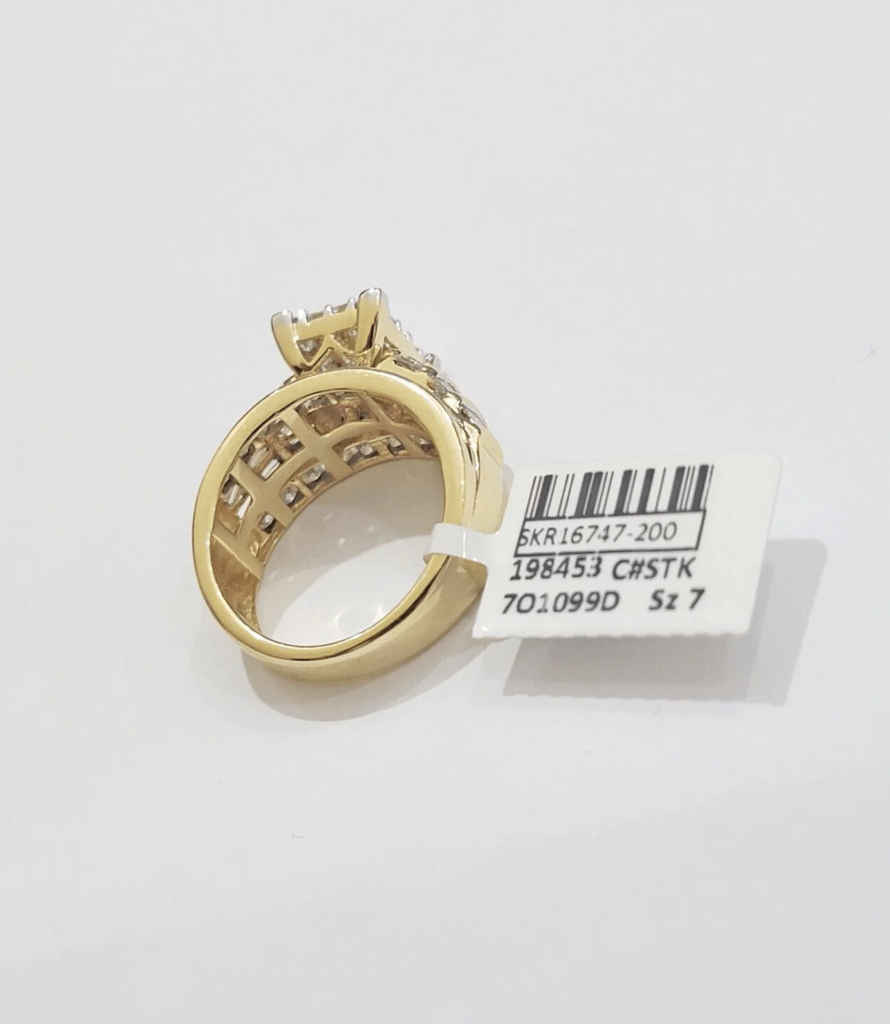 Real 14k Yellow Gold Diamond Ring 2CT Ladies Women Band Wedding Engagement, Ring Sizes 6,7,8,9,10,11 & 12 - Image 8