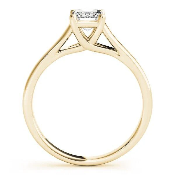 Real 14k Yellow Gold IGI Certified 3CT Lab Grown Diamond Ring VS Clarity Emerald Ring Sizes 6,7,8,9,10,11 & 12 - Image 2