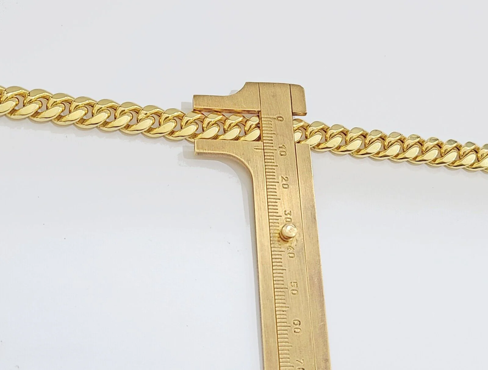Real 14k Yellow Gold Miami Cuban Link Chain 10mm 24" Necklace Box Lock 14kt - Image 8