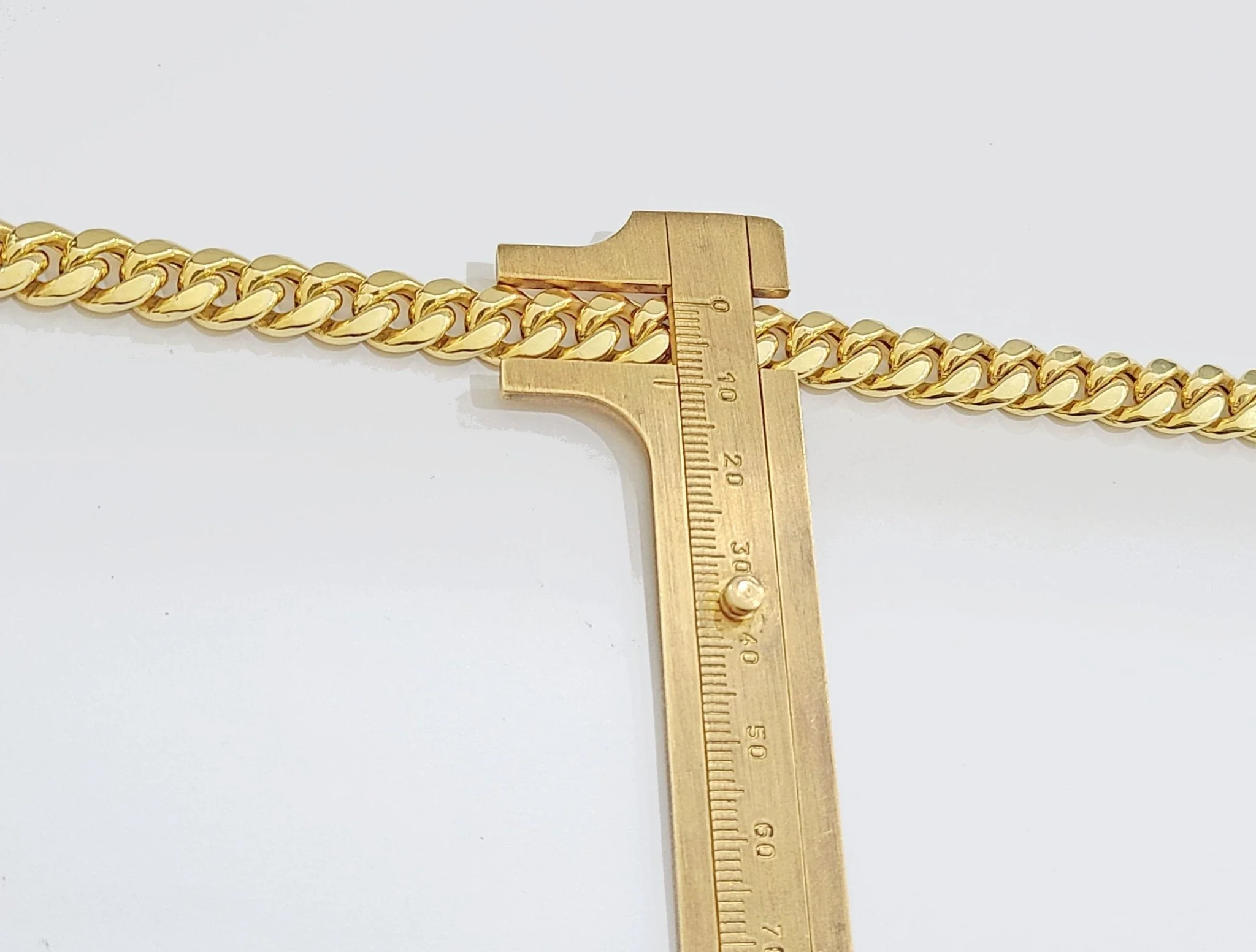 Real 14k Yellow Gold Miami Cuban Link Chain 10mm 26" Necklace Box Lock For Men - Image 11