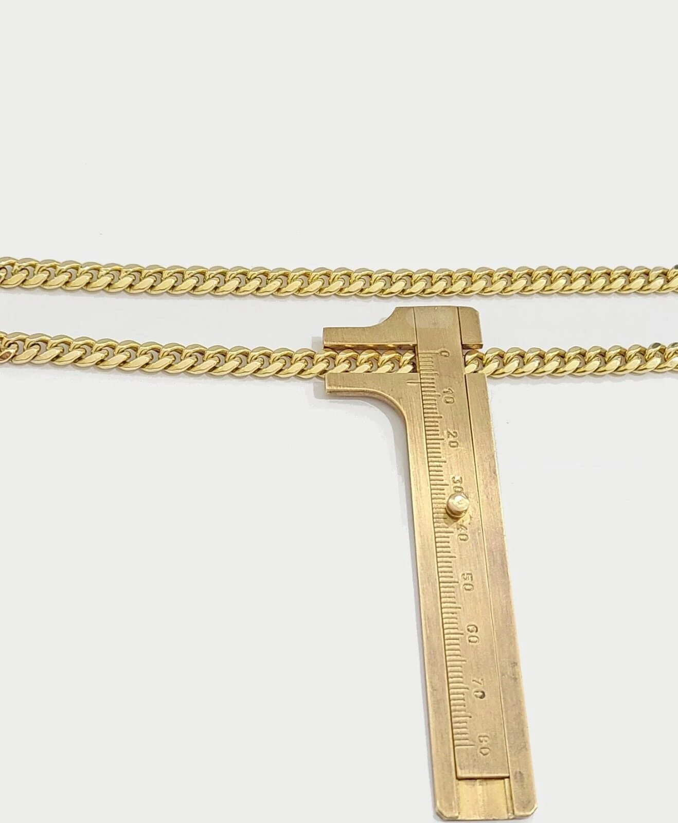 Real 14k Yellow Gold Miami Cuban Link Chain 7mm 18" Necklace Box Lock - Image 8