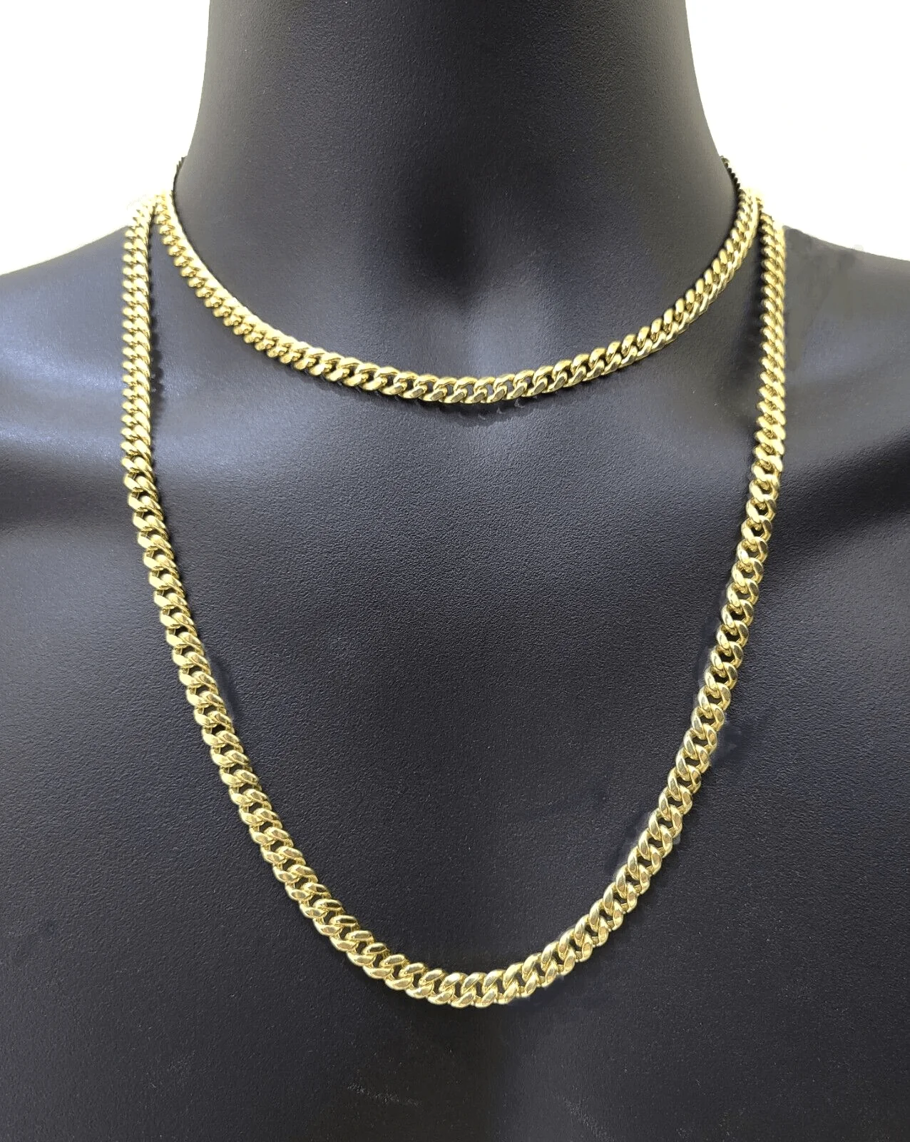 Real 14k Yellow Gold Miami Cuban Link Chain 7mm 22" Necklace Box Lock - Image 5