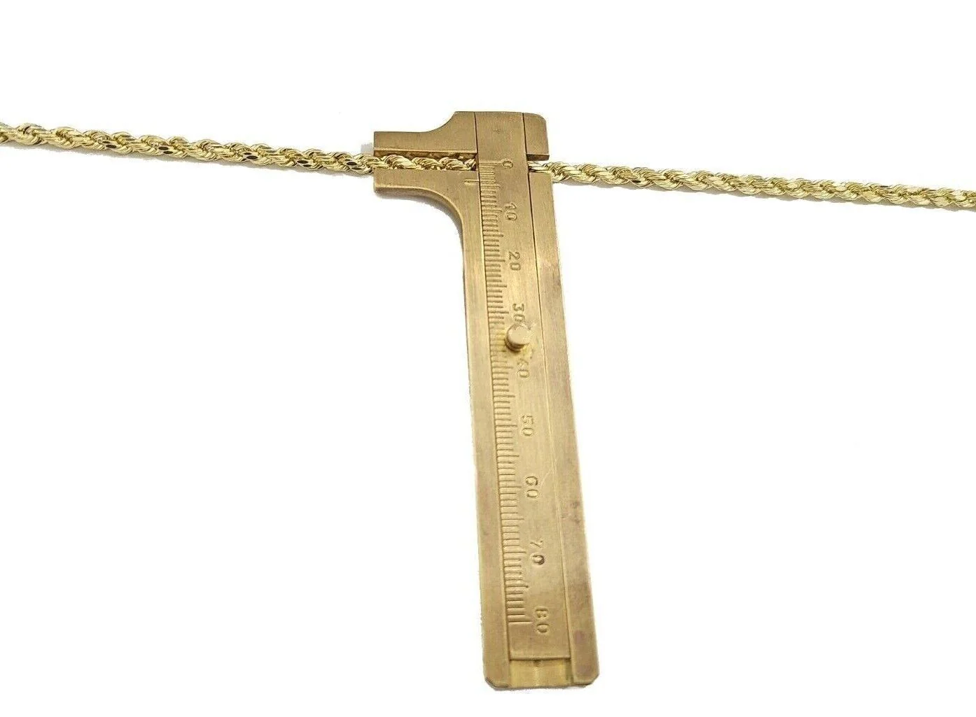 Real 14k Yellow Gold Rope Chain Necklace 3mm 18-26 Inch Diamond Cut 14kt - Image 10