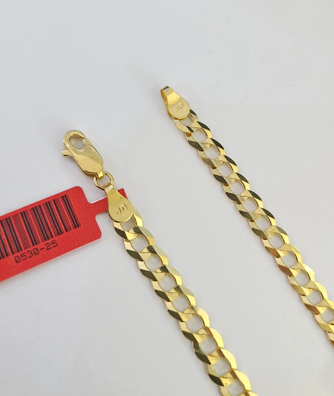 Real 18kt Cuban Curb Chain Necklace 6mm 24 Inch Yellow Gold Men Women SOLID - Image 5