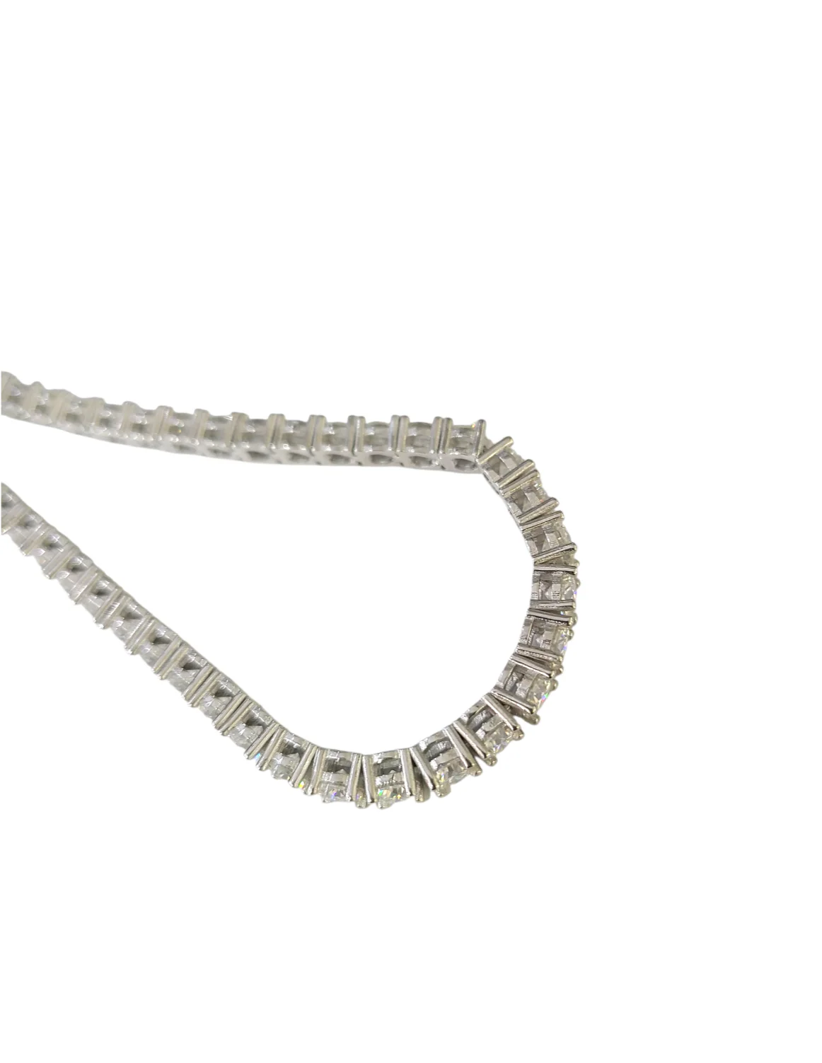 Moissanite Tennis Bracelet Real 925 Silver 7 Inch 4mm Women Men - Image 3