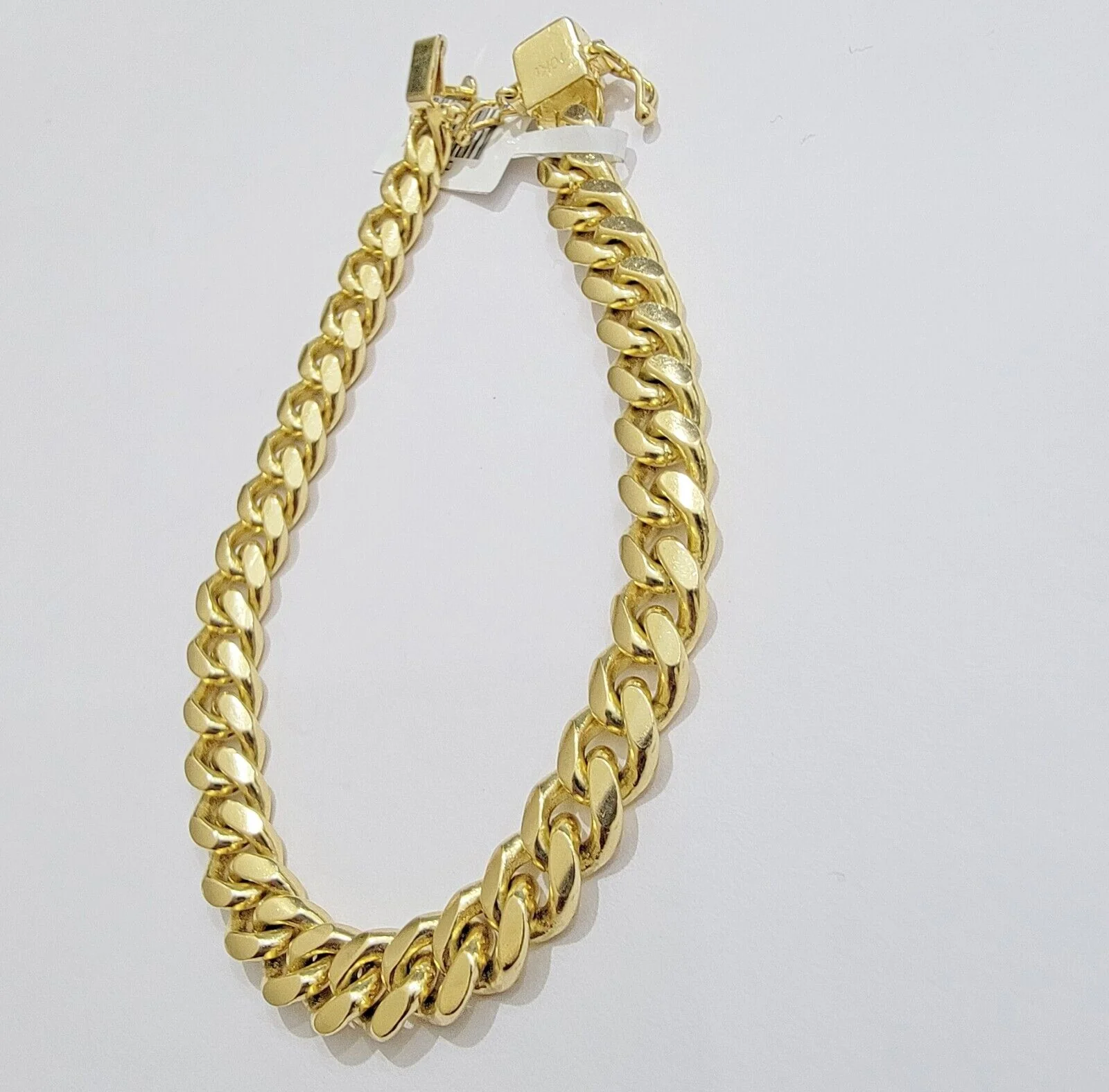 Solid 10k Gold Cuban Link Bracelet 8mm 8" Miami Cuben REAL 10kt Yellow Gold Mens - Image 7