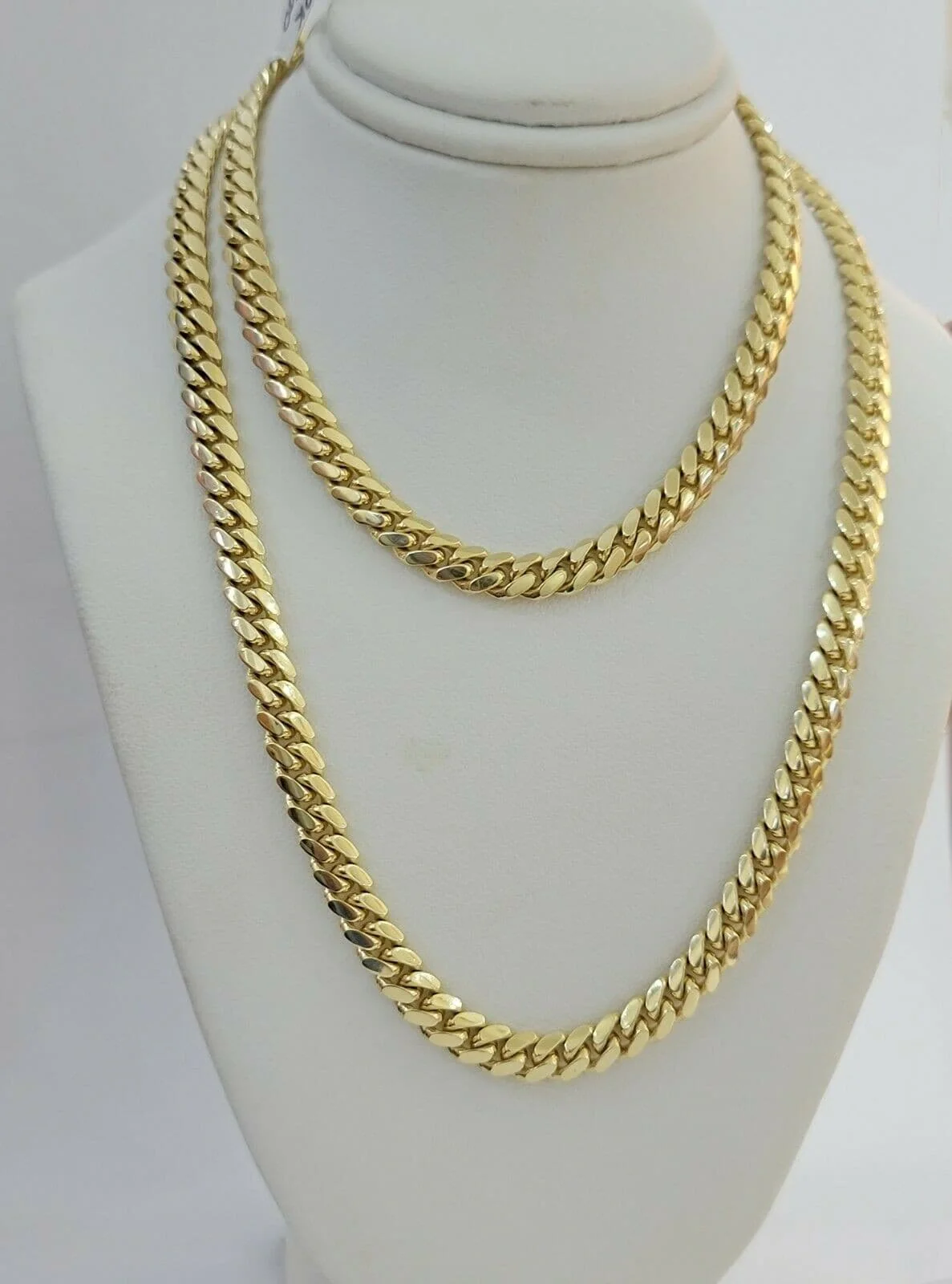 Solid 10k Gold Miami Cuban Solid Links Chain 24" 6mm Men Necklace 10kt Gold REAL - Image 3